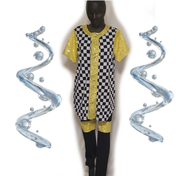 Weissman Dance Costume / Mardi Gras Party Costume Size MA - Picture 6 of 12